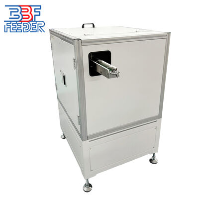 Автоматизированная система подачи металлических деталей с виброконвейером и шаговым питателем